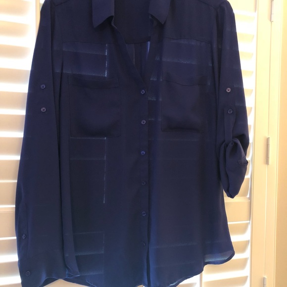 Sheer button down top ⚜️ - Picture 5 of 7